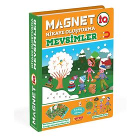 Diytoy 1505 Magnetiq IQ Hikaye Oluşturma Mevsimler Kartları