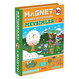 Diytoy 1505 Magnetiq IQ Hikaye Oluşturma Mevsimler Kartları
