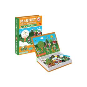 Diytoy 1505 Magnetiq IQ Hikaye Oluşturma Mevsimler Kartları