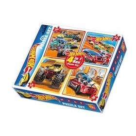 Diytoy 1895 4'lü Hot Wheels Puzzle Set