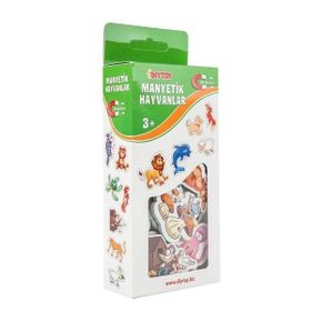 Diytoy 30 Parça Manyetik Şekiller Hayvanlar