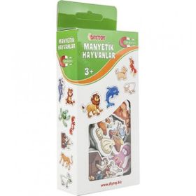 Diytoy 30 Parça Manyetik Şekiller Hayvanlar