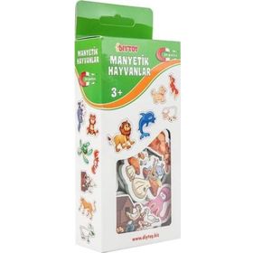 Diytoy 30 Parça Manyetik Şekiller Hayvanlar