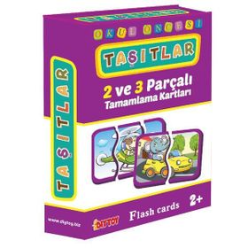 Diytoy 7192 Taşıtlar Okul Öncesi Kartı