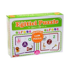 Diytoy 7197 Alfabe Eğitici Çark Puzzle