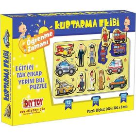 Diytoy 9186 Tak-Çıkar 12 Parça Kurtarma Araçları