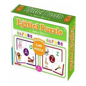 Diytoy Alfabe Eğitici Çark Puzzle