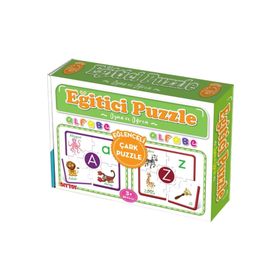Diytoy Alfabe Eğitici Çark Puzzle