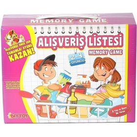Diytoy Alışveriş Listesi Hafıza Oyunu