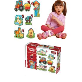 Diytoy BABY221 Bebek Ilk Çiftlik Hayvanlarım Puzzle