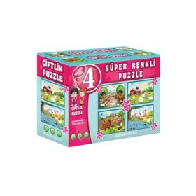Diytoy Çiftlik Süper Renkli Puzzle