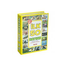 Diytoy DIY-50H1352 Yaşam Alanlarında İlk 50 Hayvan Bebek Eğitici Oyuncak Flash Cards Oyun Seti