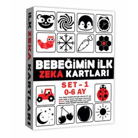 Diytoy DIY-EZK06 Eğitici Kartlar 0-6 Ay Erken Eğitim Zeka Kartı