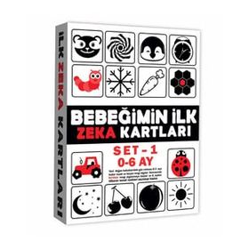 Diytoy DIY-EZK06 Eğitici Kartlar 0-6 Ay Erken Eğitim Zeka Kartı