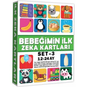 Diytoy DIY-EZK1224 Eğitici Kartlar 12-24 Ay Erken Eğitim Zeka Kartı