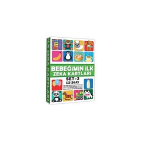 Diytoy DIY-EZK1224 Eğitici Kartlar 12-24 Ay Erken Eğitim Zeka Kartı