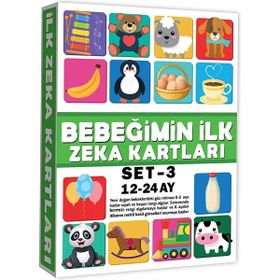 Diytoy DIY-EZK1224 Eğitici Kartlar 12-24 Ay Erken Eğitim Zeka Kartı