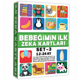 Diytoy DIY-EZK1224 Eğitici Kartlar 12-24 Ay Erken Eğitim Zeka Kartı