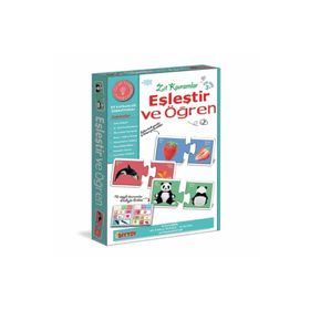 Diytoy EÖ1840 Eşleştir ve Öğren Zıt Kavramlar