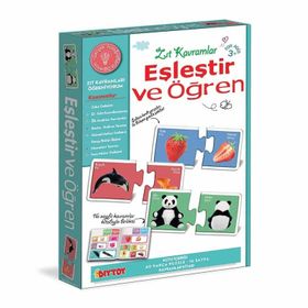 Diytoy EÖ1840 Eşleştir ve Öğren Zıt Kavramlar