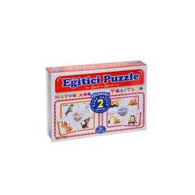 Diytoy Hayvanlar 4'lü Puzzle