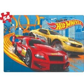 Diytoy Hot Wheels 2 in 1 124 Parça Puzzle