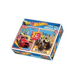 Diytoy Hot Wheels 2 in 1 124 Parça Puzzle