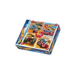 Diytoy Hot Wheels 4 in 1 Puzzle