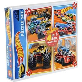 Diytoy Hot Wheels 4 in 1 Puzzle