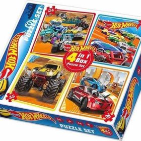Diytoy Hot Wheels 4 in 1 Puzzle