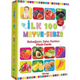 Diytoy İlk 100 Meyve Sebze Bebeğimin Zeka Kartları