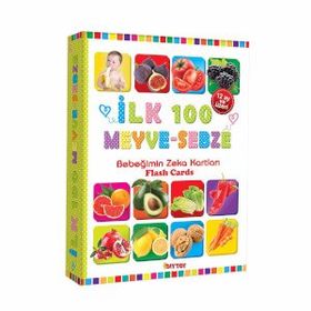Diytoy İlk 100 Meyve Sebze Bebeğimin Zeka Kartları