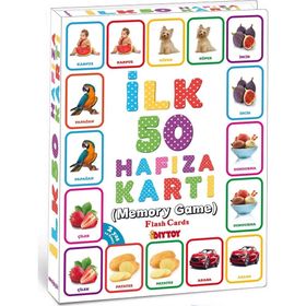 Diytoy İlk 50 Hafıza Kartları Memory Game