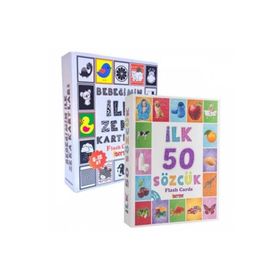 Diytoy İlk 50 Sözcük ve Bebeğimin İlk Zeka Kartları 2'li Eğitim Seti