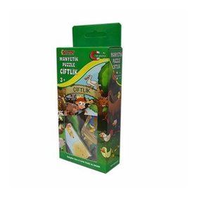 Diytoy Manyetik Çiftlik / 53 Parça Puzzle/ +3 Yaş Puzzle