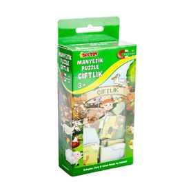 Diytoy Manyetik Puzzle Çiftlik