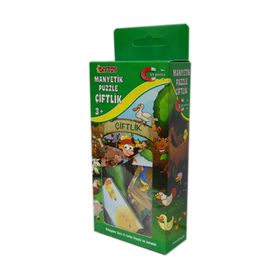 Diytoy Manyetik Puzzle Çiftlik