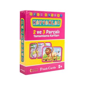 Diytoy Puzzle Magnetiq IQ Hayvan Tamamlama Kartları