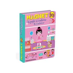 Diytoy Puzzle Magnetiq IQ Kıyafet Giydirme Kostümler Kartları