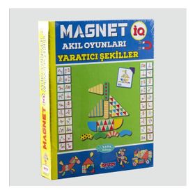 Diytoy Puzzle Magnetiq IQ Yaratıcı Şekiller Kartlar