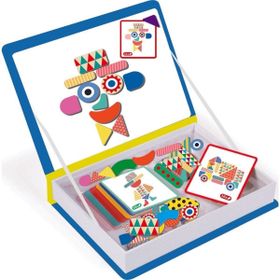 Diytoy Puzzle Magnetiq IQ Yaratıcı Şekiller Kartlar