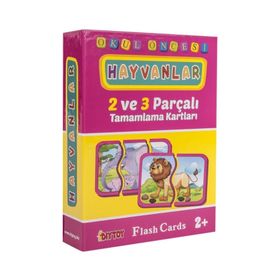 Diytoy T02007118 2 Ve 3 Parçalı Hayvanlar