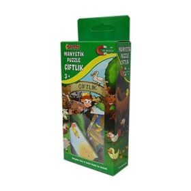 Diytoy Taba Grup 1345 Çiftlik 53 Parça +3 Yaş Manyetik Puzzle