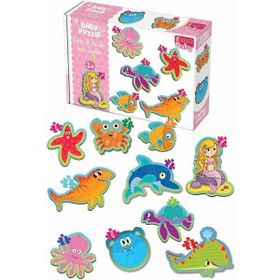 Diytoy Taba Grup 1710 Benim İlk Puzzle Deniz Canlıları Baby Puzzle