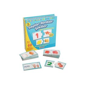 Diytoy Yayınları 1444 Sayılar Renkler Şekiller Eğlenceli Bulmacalar