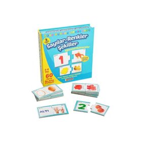 Diytoy Yayınları 1444 Sayılar Renkler Şekiller Eğlenceli Bulmacalar