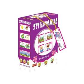 Diytoy Zıt Kavramlar Kutulu Puzzle