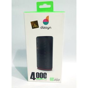 Dizayn D450 4000 mAH Siyah Powerbank