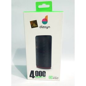 Dizayn D450 4000 mAH Siyah Powerbank