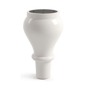 Dizayn Ekol Royal Düz 14 cm Beyaz Ayak